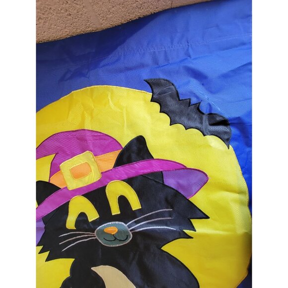 Nylon with cat flag large Halloween vintage home decor - Picture 6 of 7